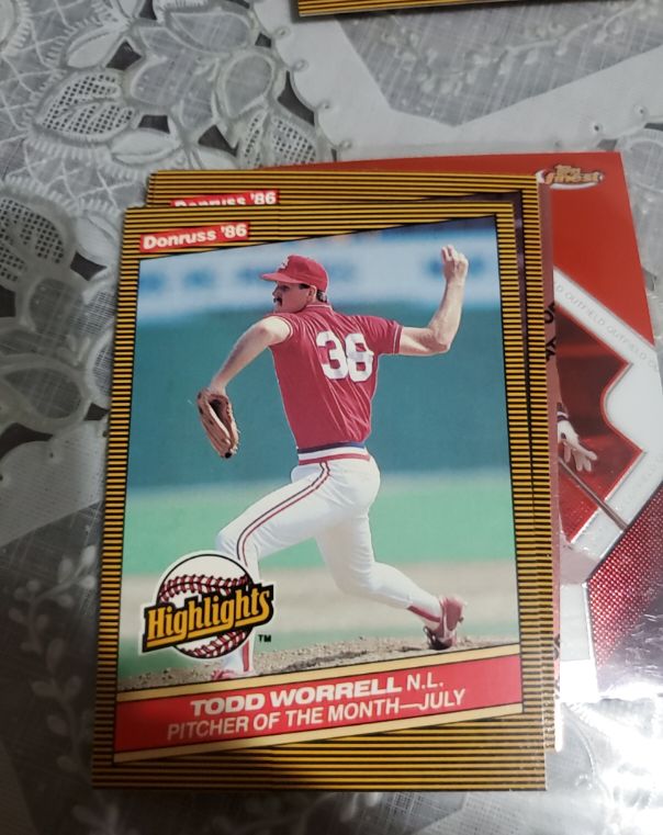 1986 Donruss Highlights #29 Todd Worrell — front