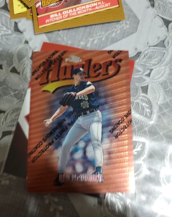 1997 Topps Finest #96 Ben McDonald — front