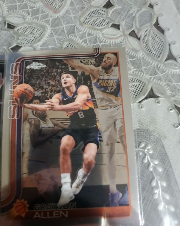 2025-26 Topps Chrome Update Basketball #95 Grayson Allen - Phoenix Suns — front