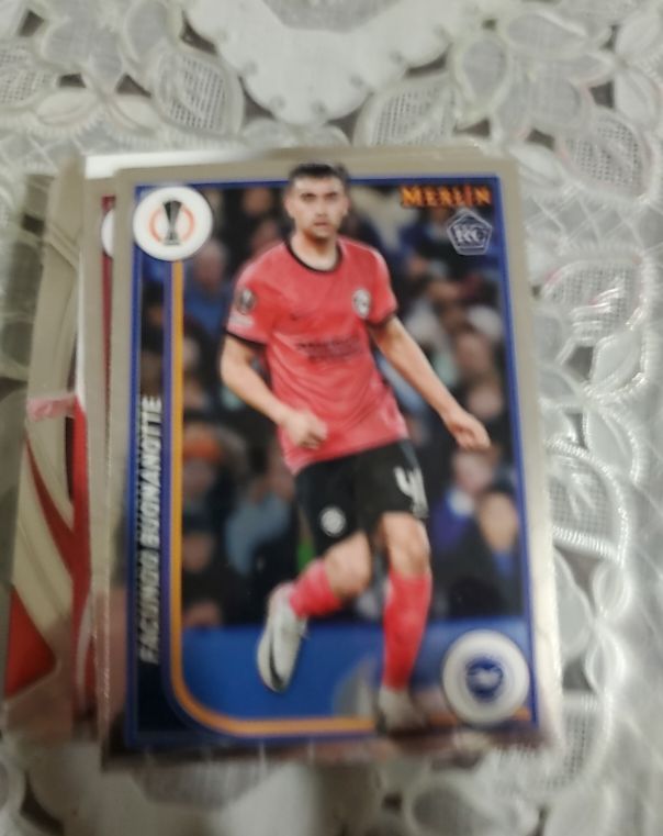 2023-24 Topps Merlin UEFA Club Competitions #30 Facundo Buonanotte Rookie Brighton & Hove Albion — front