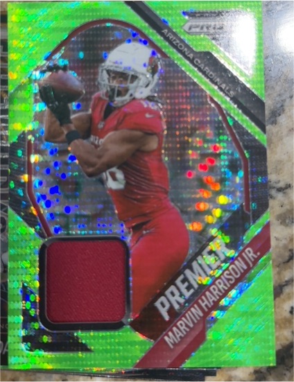 2025 Panini Prizm Premier Jerseys #PJY-MHJ Marvin Harrison Jr. — front