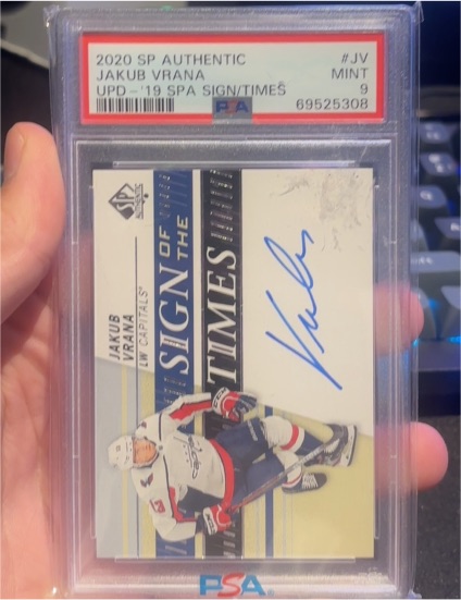 2020 SP Authentic #JV Jakub Vrana — front