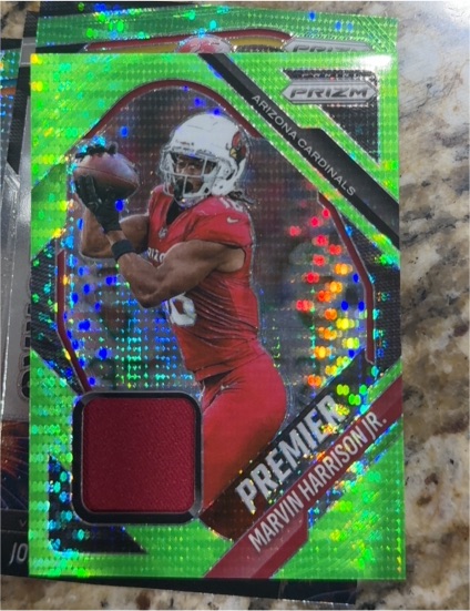 2024 Panini Prizm Premier Jerseys #PJ-MHJ Marvin Harrison Jr. — front
