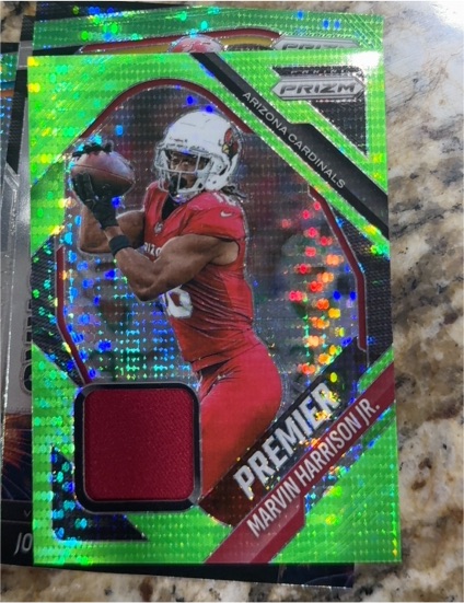 2025 Panini Prizm Premier Jerseys #PJY-MHJ Marvin Harrison Jr. — front