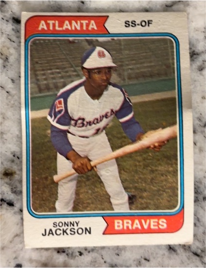 1974 Topps #591 Sonny Jackson — front
