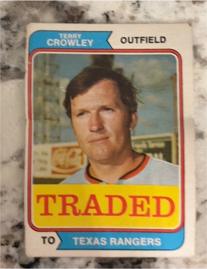 1974 Topps Traded #648T Terry Crowley — front