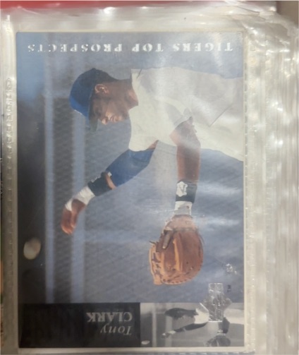 1993 Upper Deck Tigers Top Prospects #57 Tony Clark — front