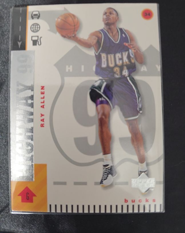 1998-99 Upper Deck Highway 99 #306 Ray Allen Milwaukee Bucks — front