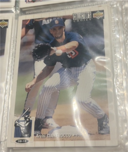 1994 Upper Deck Collector's Choice #77 Archi Cianfrocco — front