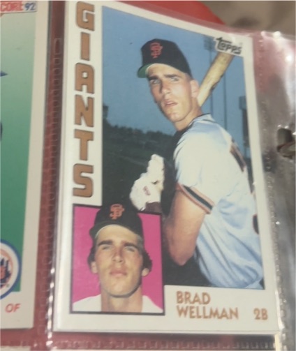1986 Topps #41 Brad Wellman — front