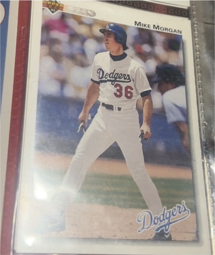 1992 Upper Deck #513 Mike Morgan — front