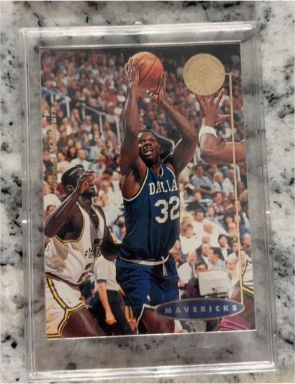 1994-95 SP Championship Die-Cut #50 Jamal Mashburn Dallas Mavericks — front