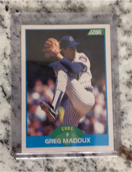 1989 Score #119 Greg Maddux — front