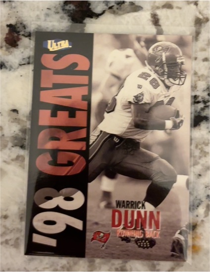 1998 Fleer Ultra #385 Warrick Dunn — front