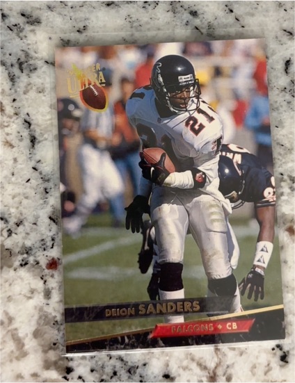 1993 Fleer Ultra #16 Deion Sanders — front