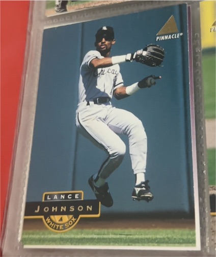 1994 Pinnacle #86 Lance Johnson — front