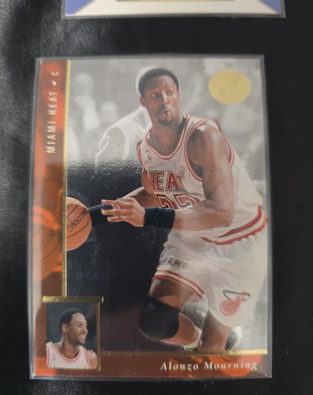 1995-96 Upper Deck SP Championship Series #55 Alonzo Mourning — front