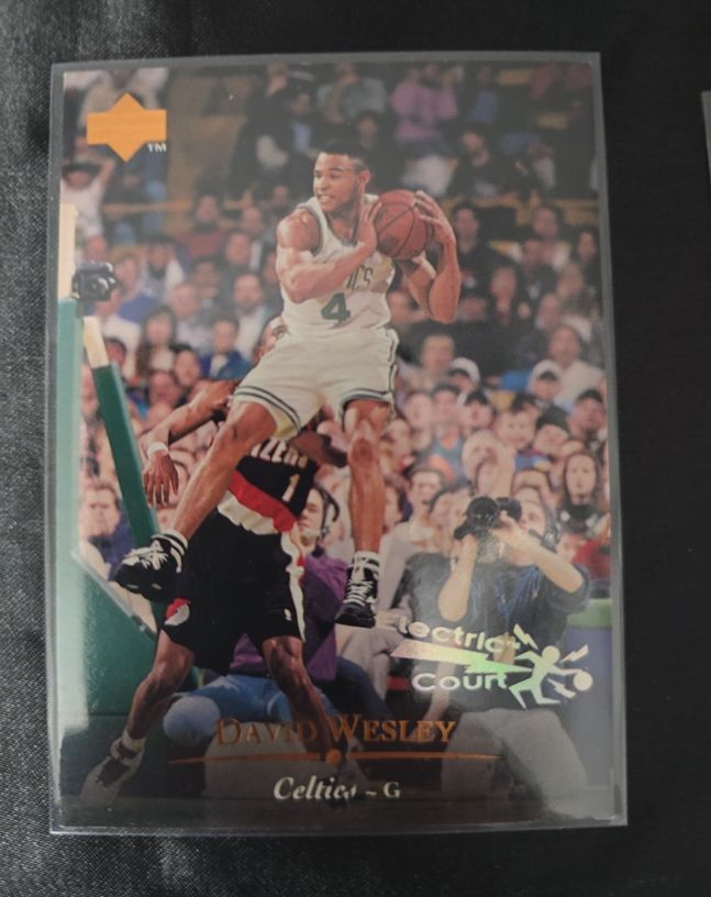 1995-96 Upper Deck #96 David Wesley Electric Court — front