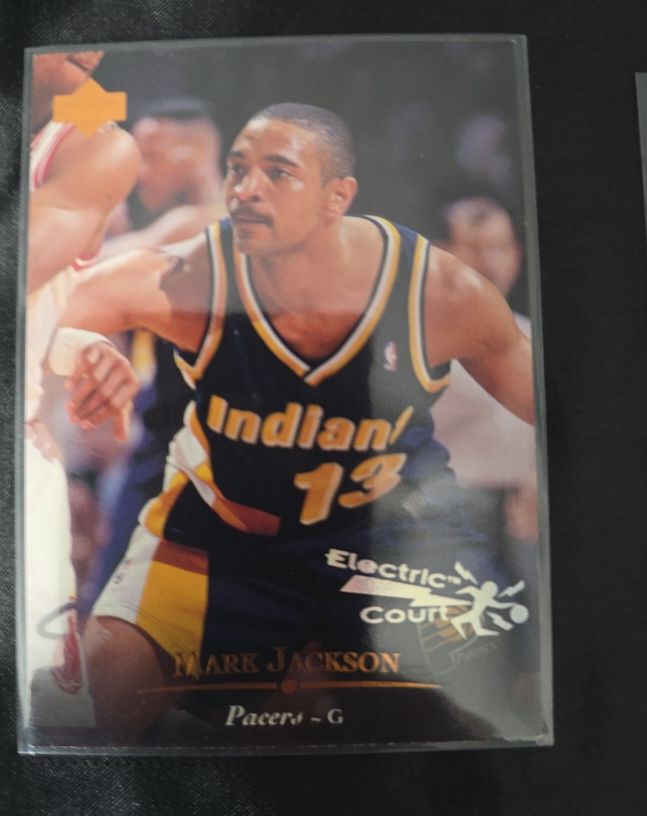 1995-96 Upper Deck #129 Mark Jackson Electric Court Indiana Pacers — front
