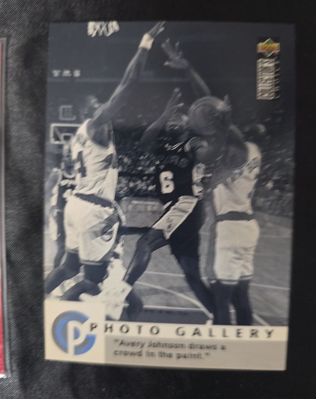1995-96 Upper Deck Collector's Choice Photo Gallery #403 Avery Johnson — front