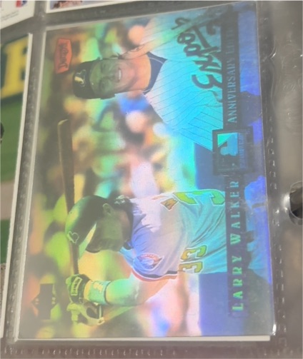 1994 Upper Deck Denny's 125th Anniversary Holograms #28 Larry Walker — front