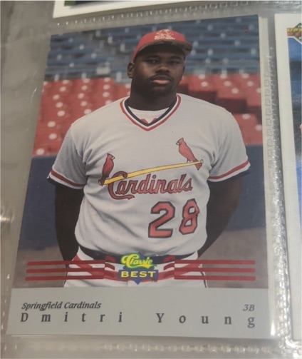 1992 Classic Best #272 Dmitri Young Springfield Cardinals — front