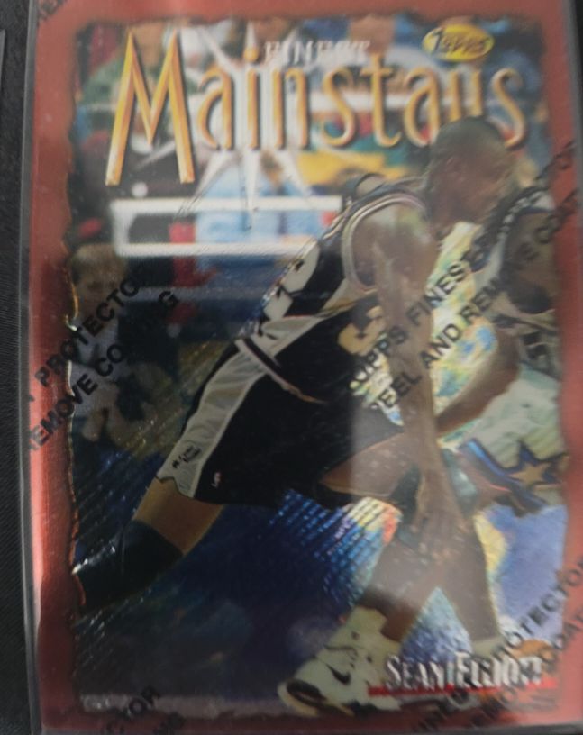 1996-97 Topps Finest Mainstays #200 Sean Elliott — front