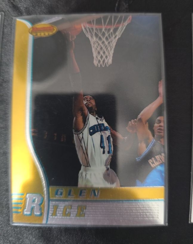 1996-97 Bowman's Best #2 Glen Rice — front