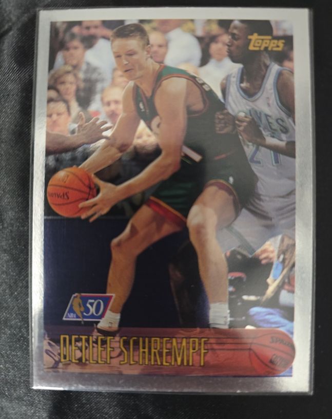 1996-97 Topps #152 Detlef Schrempf — front