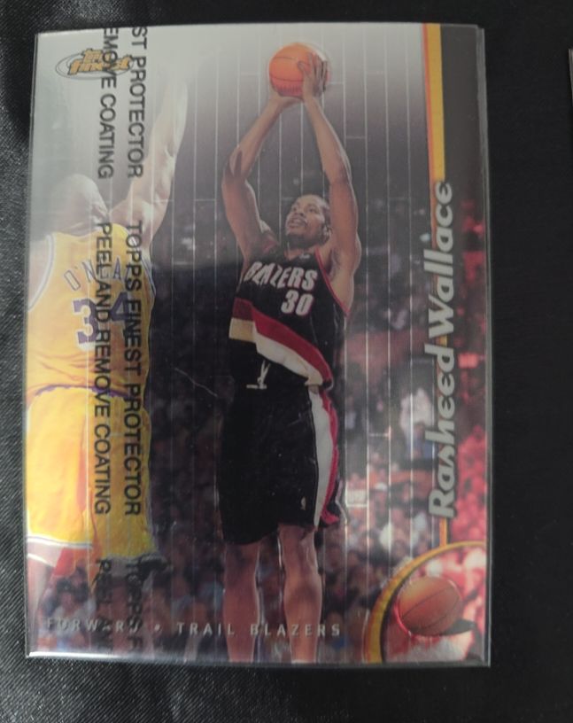 1998-99 Topps Finest #188 Rasheed Wallace — front