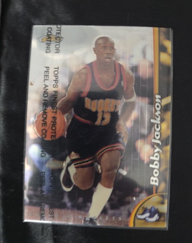 1998-99 Topps Finest #99 Bobby Jackson — front