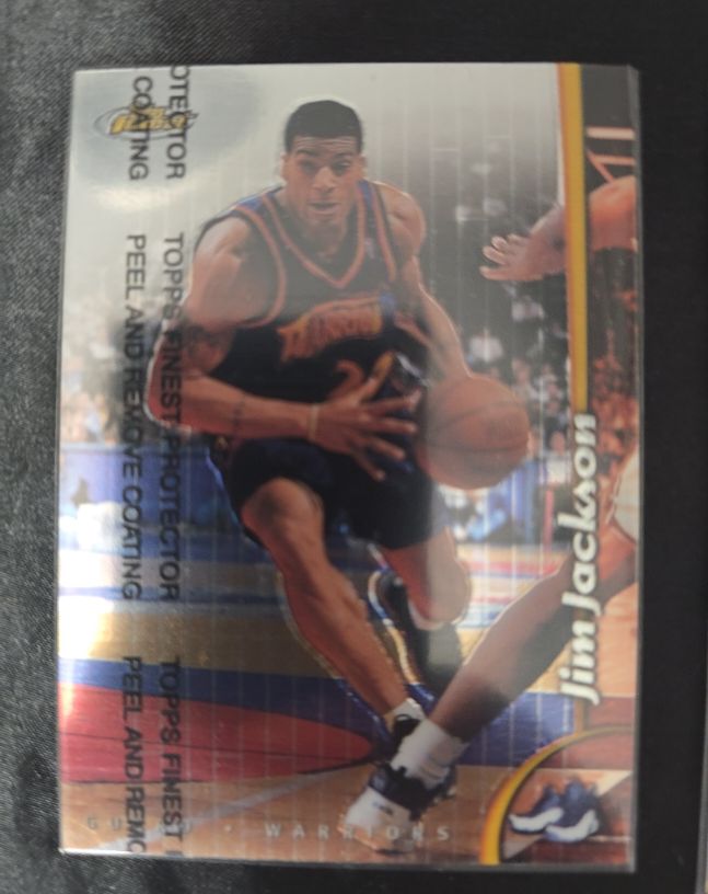 1998-99 Topps Finest #64 Jim Jackson — front