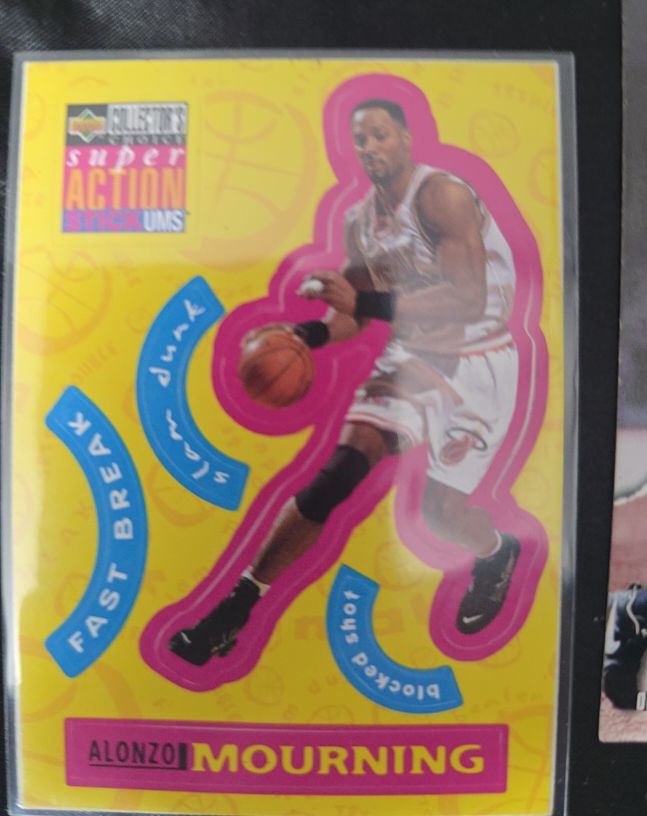 1996-97 Upper Deck Collector's Choice #S14 Alonzo Mourning — front