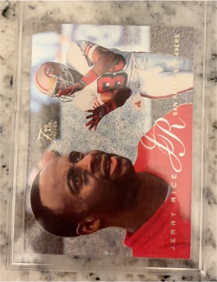 1995 Fleer Flair Preview #27 Jerry Rice — front