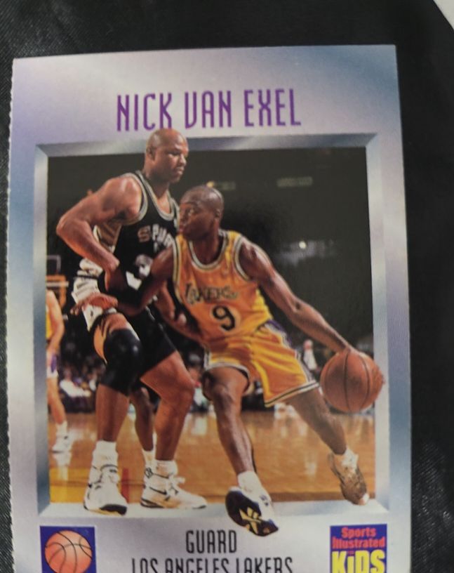 1995 Sports Illustrated for Kids #424 Nick Van Exel Los Angeles Lakers — front