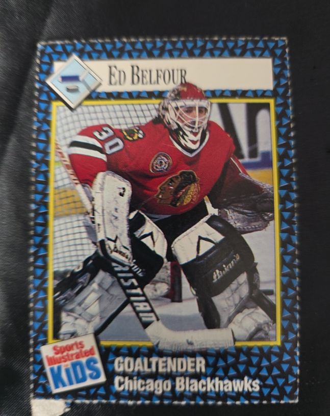 1992 Sports Illustrated for Kids #33 Ed Belfour — front