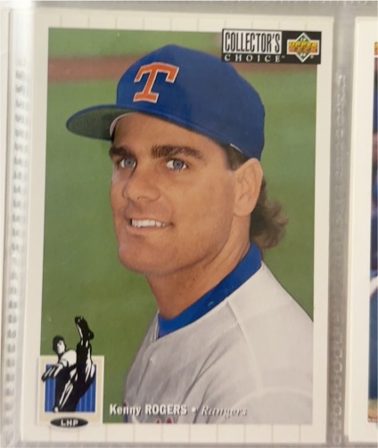 1994 Upper Deck Collector's Choice #242 Kenny Rogers — front