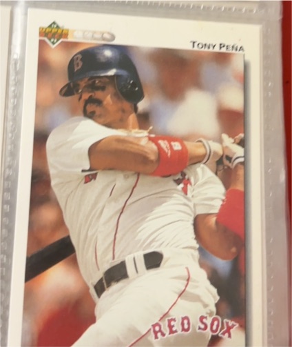 1992 Upper Deck #252 Tony Pena — front