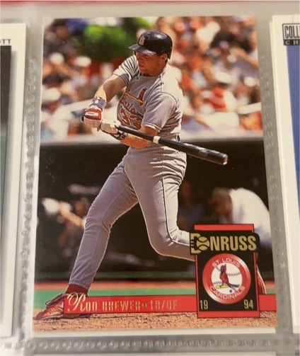 1994 Donruss #400 Rod Brewer — front
