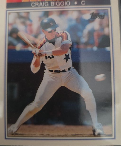 1990 Topps Kmart Superstars #8 Craig Biggio — front