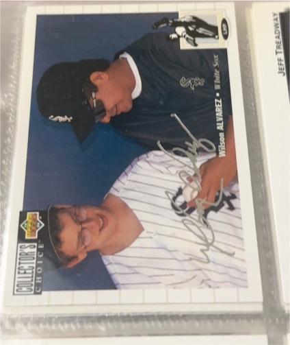 1994 Upper Deck Collector's Choice #36 Wilson Alvarez Silver Signature — front