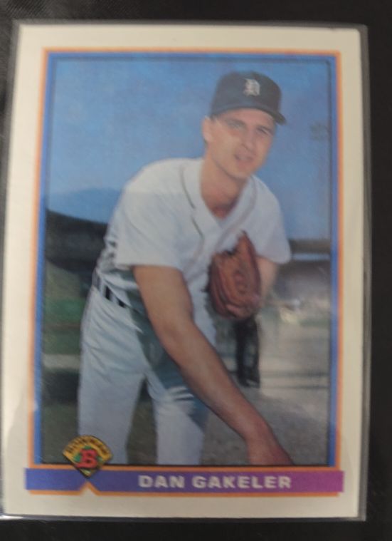1991 Bowman #144 Dan Gakeler — front