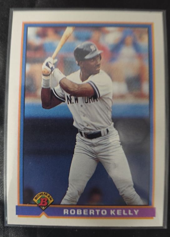 1991 Bowman #166 Roberto Kelly New York Yankees — front