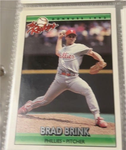 1992 Donruss The Rookies #14 Brad Brink — front