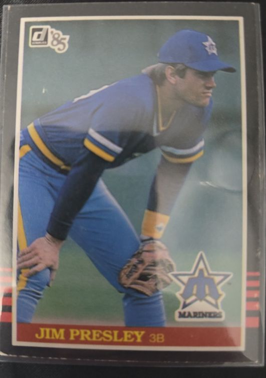 1985 Donruss #240 Jim Presley — front