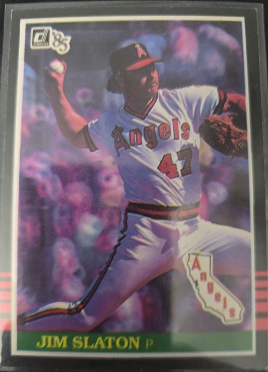 1985 Donruss #545 Jim Slaton California Angels — front