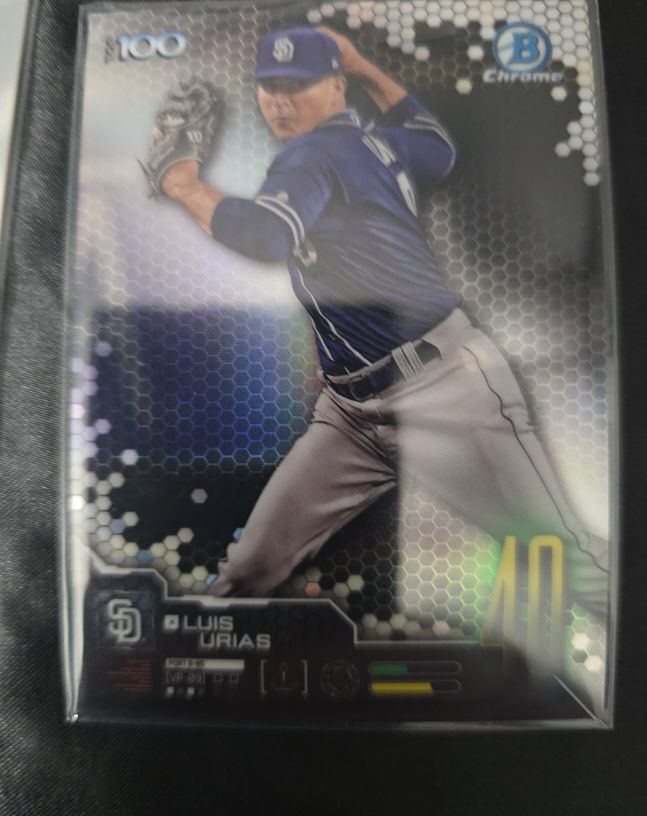2019 Bowman Chrome Scouts' Top 100 #BTP-40 Luis Urias — front