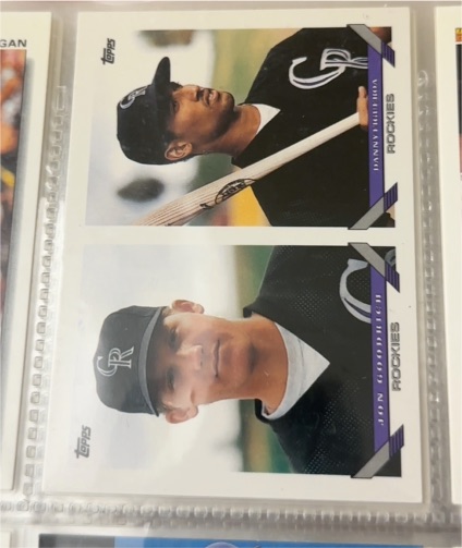 1993 Topps #704 Future Stars Danny Figueroa / Jon Goodrich — front
