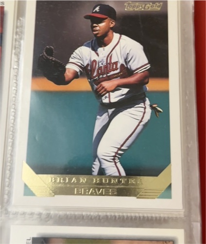 1993 Topps Gold #102 Brian Hunter — front