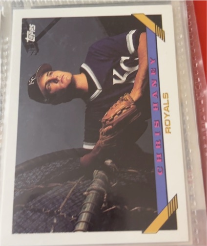 1993 Topps #581 Chris Haney — front